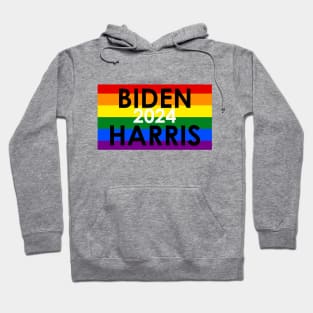 Biden Harris 2024 LGBTQ+ PRIDE Hoodie